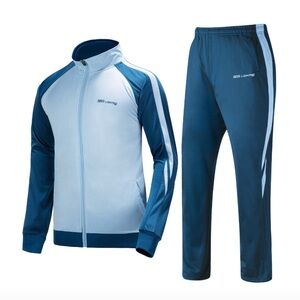 GEEK LIGHTING Mens Autumn Sweatshirts Pants Set Tracksuit Sportwear size 2XL